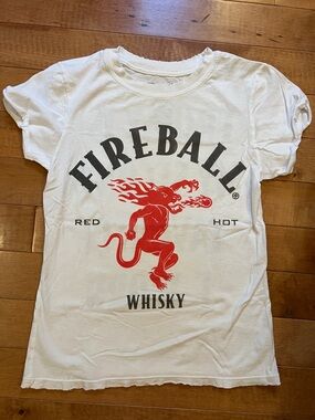 Recycled Karma Tee with Fireball Graphic